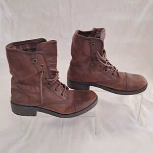 Brown Combat Boots